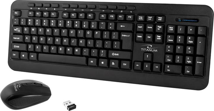 Image du produit Titanum + Souris Titanium (US, Filaire)