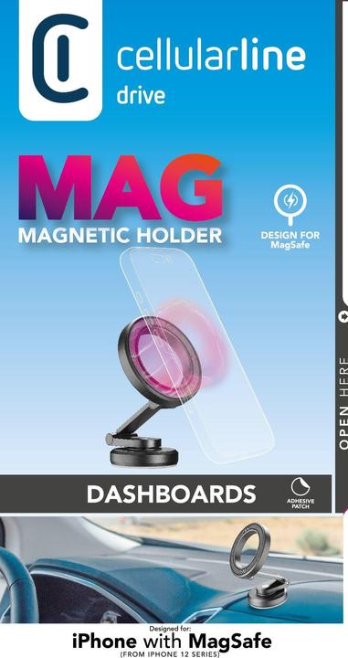 Image du produit Cellularline MagSafe Compact Mag In-Car Holder Noir