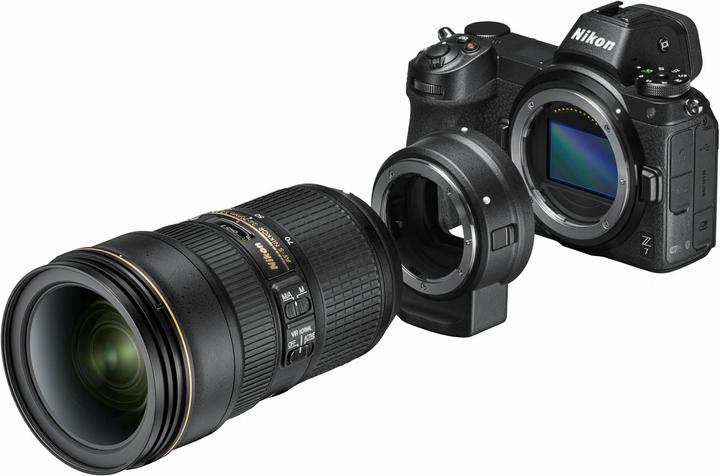 Immagine prodotto Nikon Z 7 Corpo e adattatore per obiettivi FTZ (45.70 Mpx, Full frame / FX)