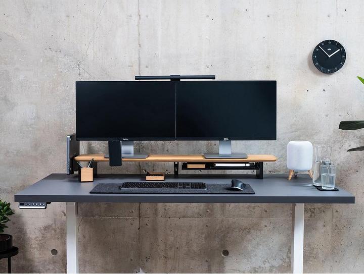 Actual product image Balolo Setup Cockpit monitor stand Large solid wood