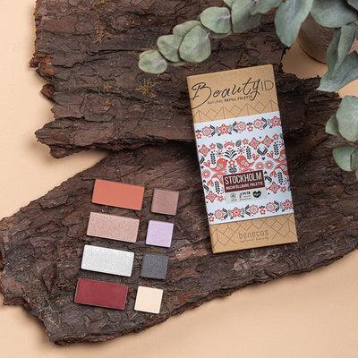 Image du produit Benecos Palette BIO Large Stockholm - 18g - Beauty ID (Crème fouettée, Rose prismatique, Montagnes sombres, Lilas clair)