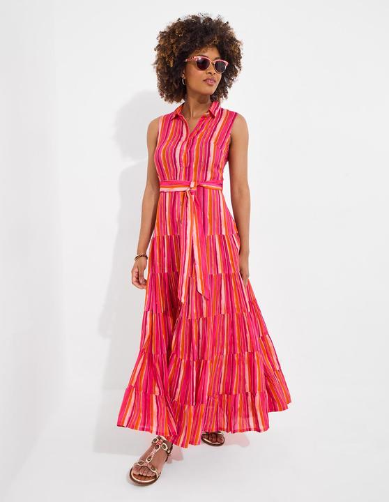 Produktbild Joe Browns Striped Sleeveless Button Through Maxi Shirt Dress (14)