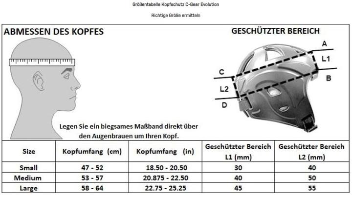 Produktbild Century C Gear Evolution Wako Kopfschutz (M)