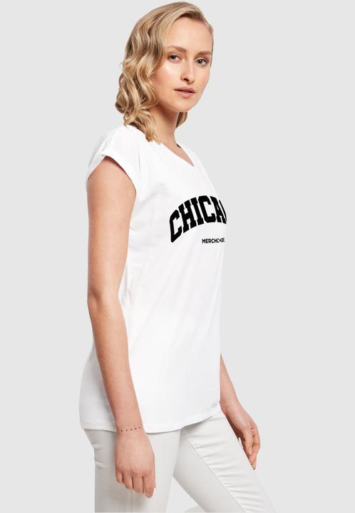Produktbild Merchcode Ladies Chicago Wording - T-Shirt - 117985 (XXL)