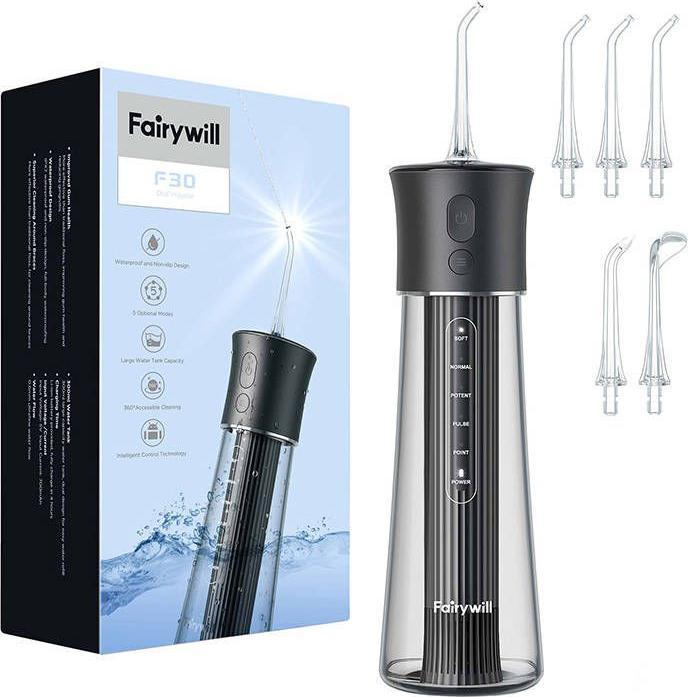 Actual product image Fairywill Water Flosser F30 (black)