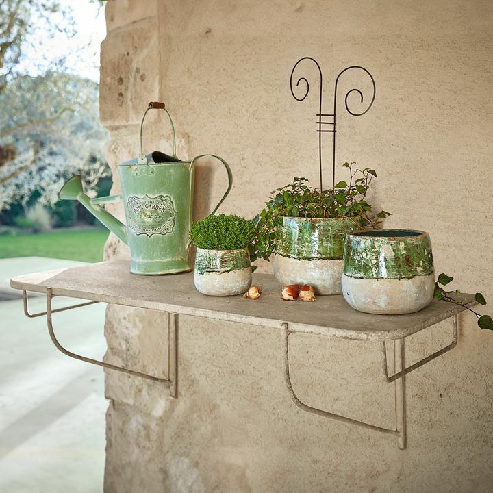 Actual product image Loberon Planter table Plancher antique beige