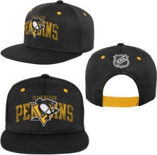 Outerstuff Life Style Printed NHL JR Flatbrim Snapback (Grossbritannien, Pittsburgh)