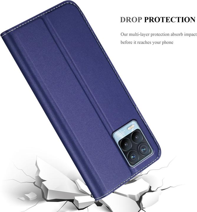 Actual product image Cadorabo Classy Book Case for Realme 8 4G / 8 PRO (Realme 8 Pro, realme 8)