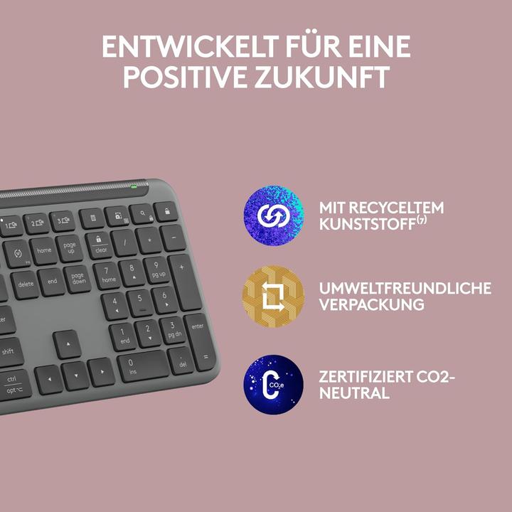 Produktbild Logitech K950 Signature Slim (DE, Kabellos)