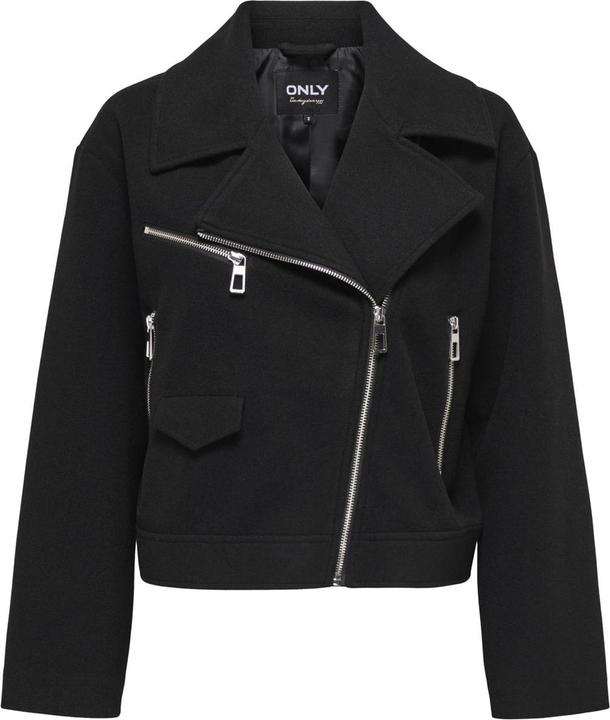 Produktbild Only Fly-Away Kragen Jacke Bikerjacke in Lederoptik (XL)
