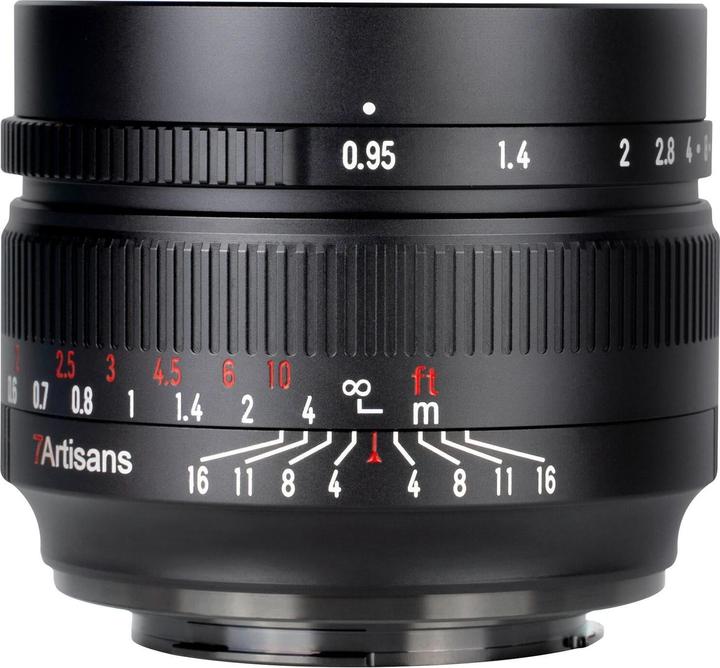 Image du produit 7artisans 50mm f/16 - 0,95, Fuji X (Fujifilm X, APS-C / DX)
