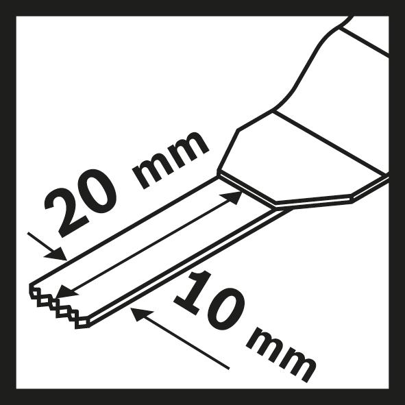 Produktbild Bosch Zubehör Starlock HCS Tauchsägeblatt AIZ 10 AB Wood and Metal, 10 x 20 mm
