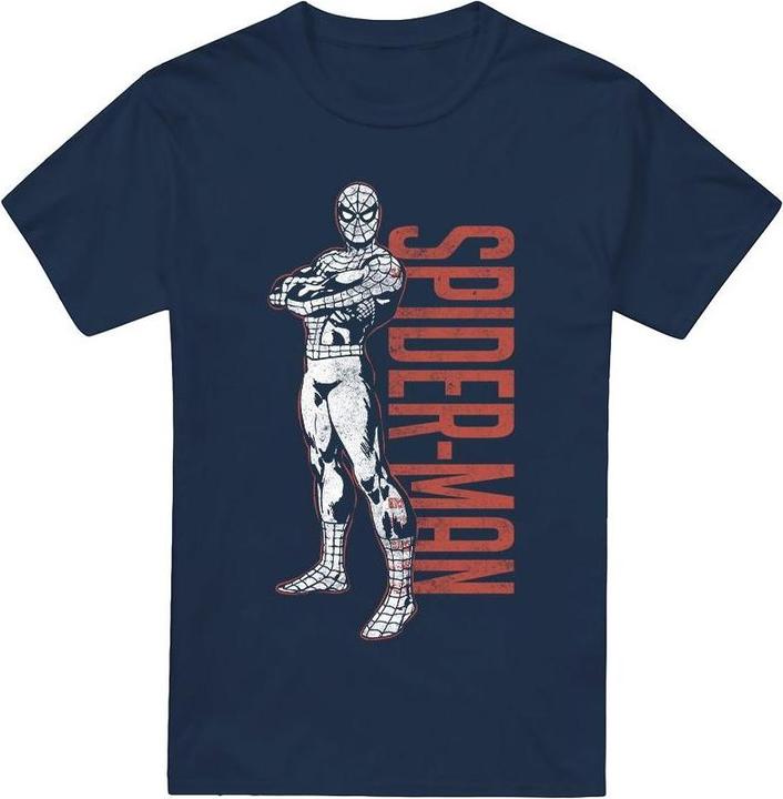 Actual product image Spiderman Mens Hero Stance T-Shirt (M)