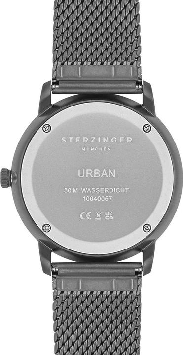 Actual product image Sterzinger Mens Quartz Watch Urban Stainless Steel Grey - 30484 (Analogue wristwatch, 38 mm)