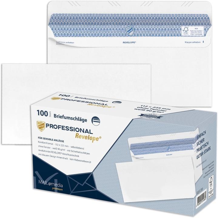 Produktbild Magni 30051789 Briefumschlag REVELOPE, 112 x 225 mm, ohne Fenster (100 x)