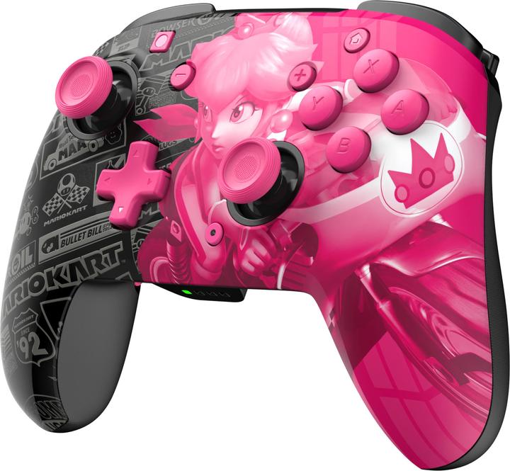 PDP Rematch Glow Wireless Grand Prix Peach (Switch, Switch Lite, Switch OLED)