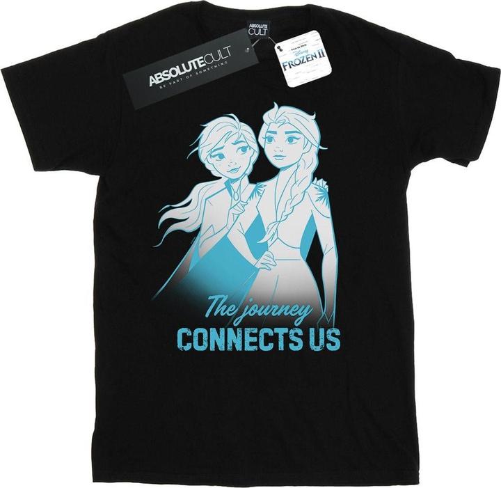 Produktbild Disney Frozen 2 Elsa and Anna The Journey Connects Us TShirt (L)