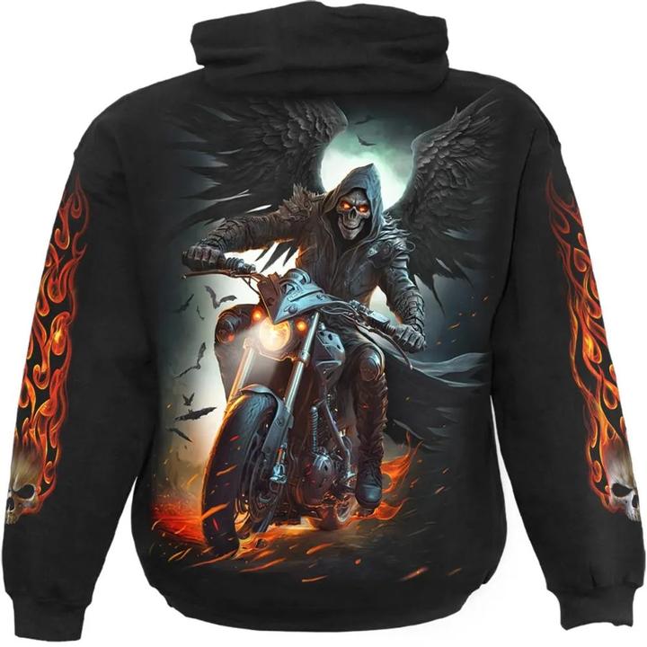Actual product image Spiral Unisex Adult Night Rider Hoodie (S)