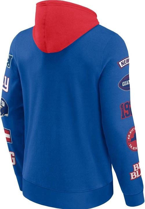 Actual product image Fanatics New York Giants NFL Sleeve Prints Hoody - L (L)