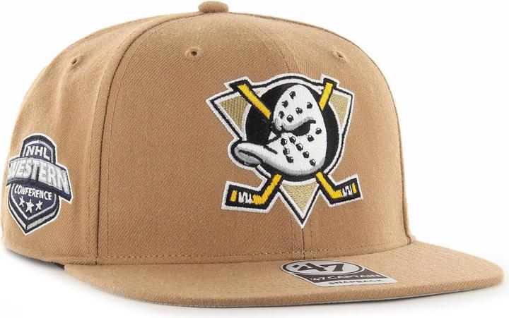 Immagine prodotto 47 Brand Cappellino Snapback - Sure Shot Anaheim Ducks Camel Beige