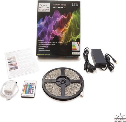 Produktbild Lumina Swiss LED-Streifen-Set Multicolor 5m Pure Outdoor Simplex (500 cm, Outdoor)
