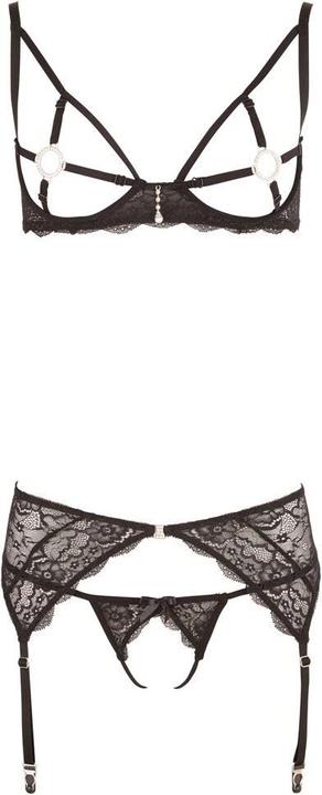 Produktbild Abierta Fina Spitzen Straps Set 3-teilig (S)