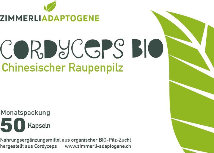 Produktbild Zimmerli Adaptogene Cordyceps Kapseln (BIO) 50 Kapseln (1 Stück, Kapseln, 25 g)