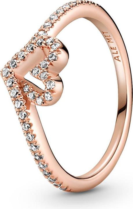 Produktbild Pandora Rose Heart and Wishbone Ring (60)