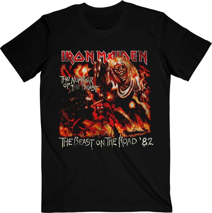 Produktbild Music Brand Number Of The Beast On The Road TShirt (M)