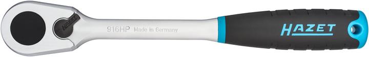 Actual product image HAZET HiPer fine-tooth reversible ratchet 916HP ∙ Square, solid 12.5 mm (1/2 inch) (1/2")