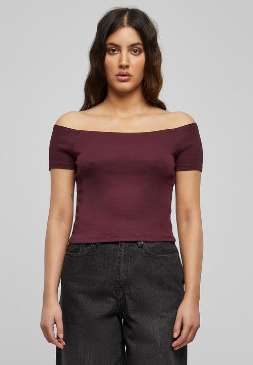Produktbild Urban Classics Ladies Off Shoulder Rib Tee (S)