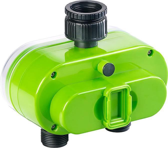 Actual product image Royal Gardineer BWC-200 Digital Irrigation Computer with 2 Connectors & Rain Sensor