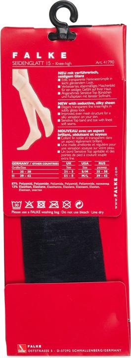 Produktbild Falke Seidenglatt 15 KH (15 DEN, 35 - 38)