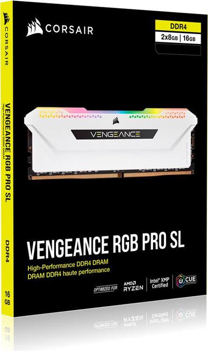 Produktbild Corsair Vengeance RGB Pro SL (2 x 8GB, 3200 MHz, DDR4-RAM, DIMM)