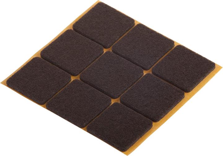 Immagine prodotto Fix-o-moll Piedini in feltro 3 mm / 25 x 25 mm 9 x (Alianti in feltro, 9 Pezzo/i)