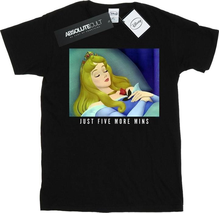 Actual product image Disney Princess Mens Sleeping Beauty Five More Minutes T-Shirt (XL)