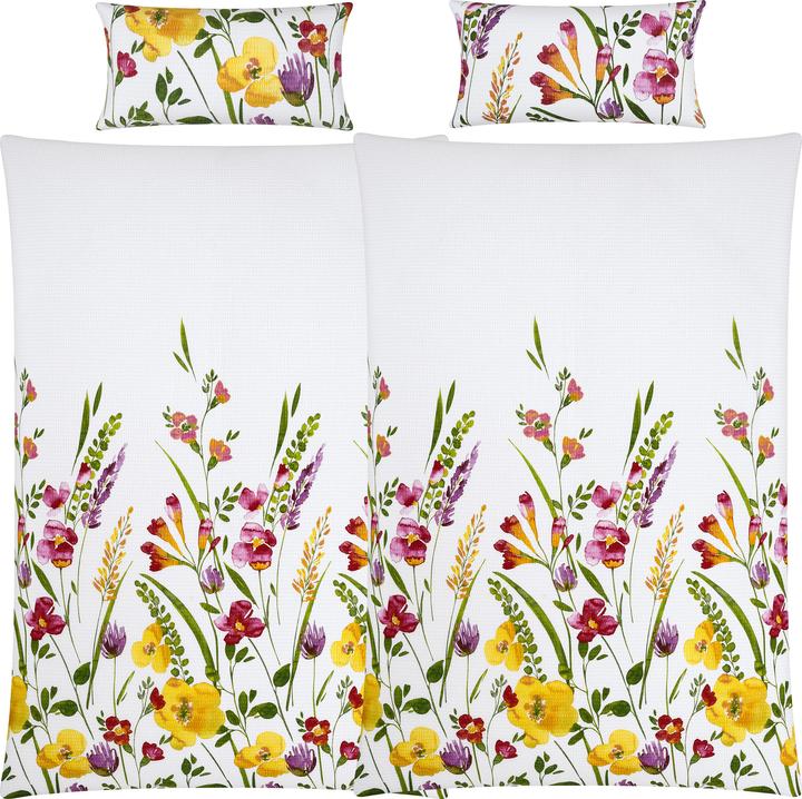 Immagine prodotto Erwin Müller Set di biancheria da letto economica 4 pezzi. (Set di biancheria da letto, 135 x 200 cm, 40 x 80 cm)