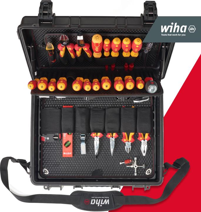 Actual product image Wiha Electrician's tool set Competence XL I mixed 81 pcs. in tool case (81 pieces)