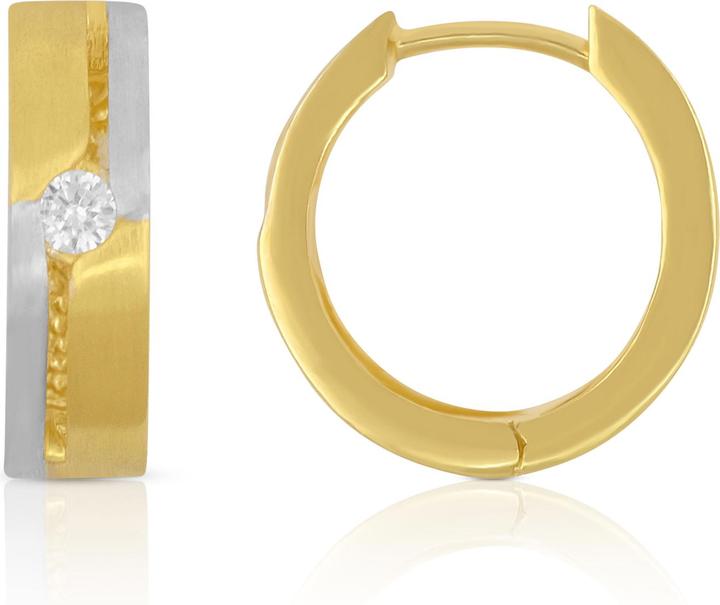 Image du produit Muau Créoles (Or blanc 750/18 K, 750/18 K Or jaune)