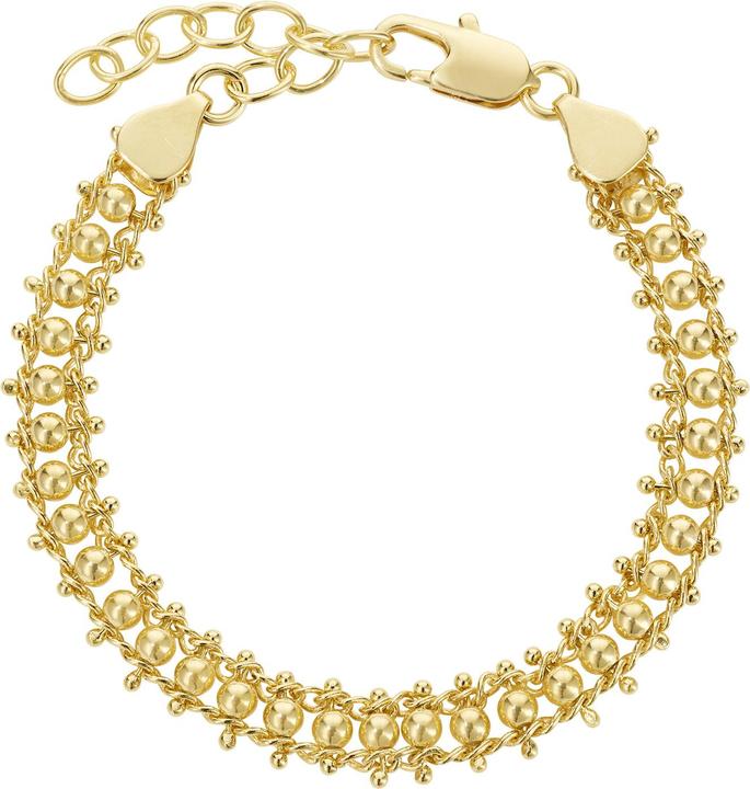 Immagine prodotto Steinkult Bracciale "Eva" placcato oro (20 cm, Ottone placcato oro 18 carati)
