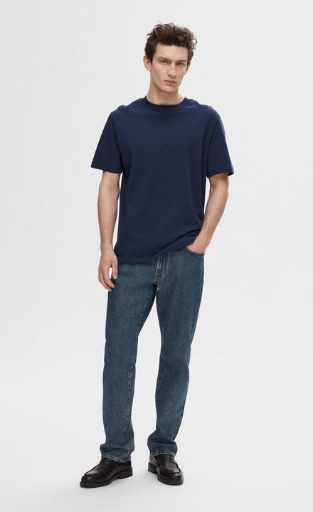 Immagine prodotto Selected Homme T-shirt in cotone biologico con collo alto (L)