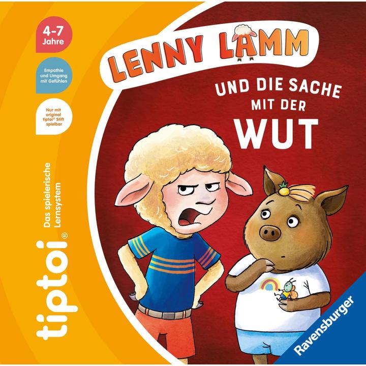Actual product image tiptoi Lenny Lamm und die Sache mit der Wut (German, Anja Kiel, Antje Hagemann, 2024)