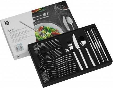 Produktbild WMF Corvo Besteck-Set, 30-teilig (30 Stück, Besteck Set)