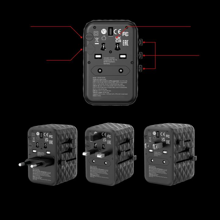 Produktbild Verbatim Universal-Reiseadapter