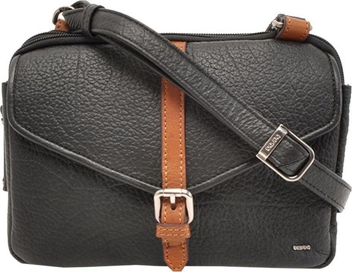 Immagine prodotto Berba Kleine Crossbodybag / Umhängetasche Damen - Leder - Chamonix - Schwarz