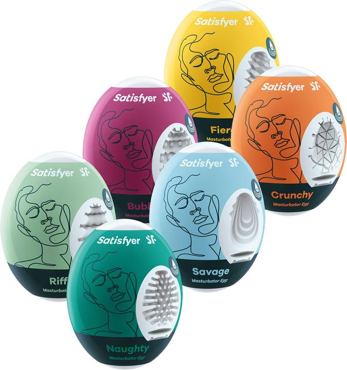 Produktbild Satisfyer Masturbator Egg Set - Assorted - 6 pcs