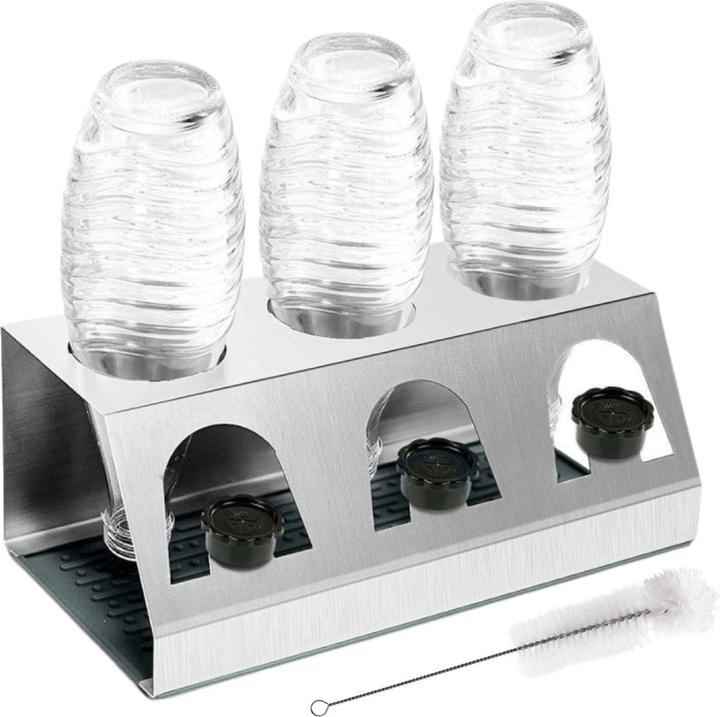 Image du produit Hermex Égouttoir pour bouteilles SodaStream Égouttoir pour bouteilles Support d'égouttoir