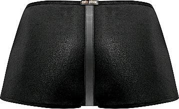Actual product image Male Power Landing Strip Mini Short - Black - L (L)