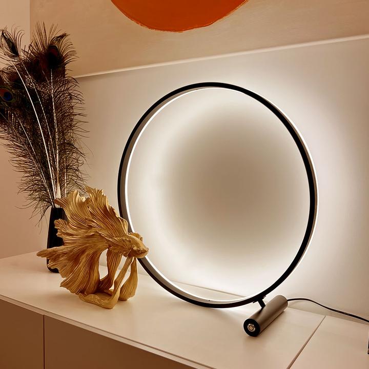 Immagine prodotto s.luce Lampada da tavolo ad anello LED diretta o indiretta (2070 lm)