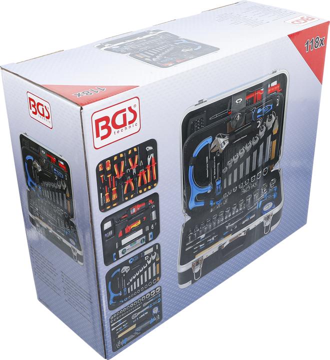 Image du produit BGS Caisse à outils pour électricien 118 pièces (118 pièces)